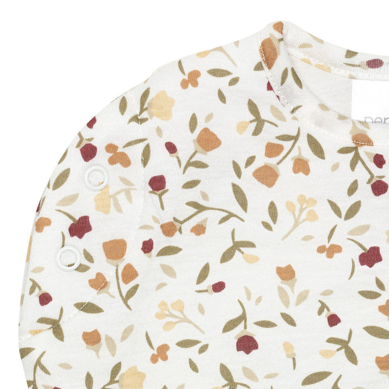 Bamboo newborn sleep sack - Floral (1.0 tog)