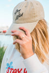 Khaki Stay Wild Hat by Atticus Poetry