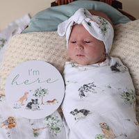 Snuggle Hunny- Dog Park & Seedling Reversible Milestone Cards