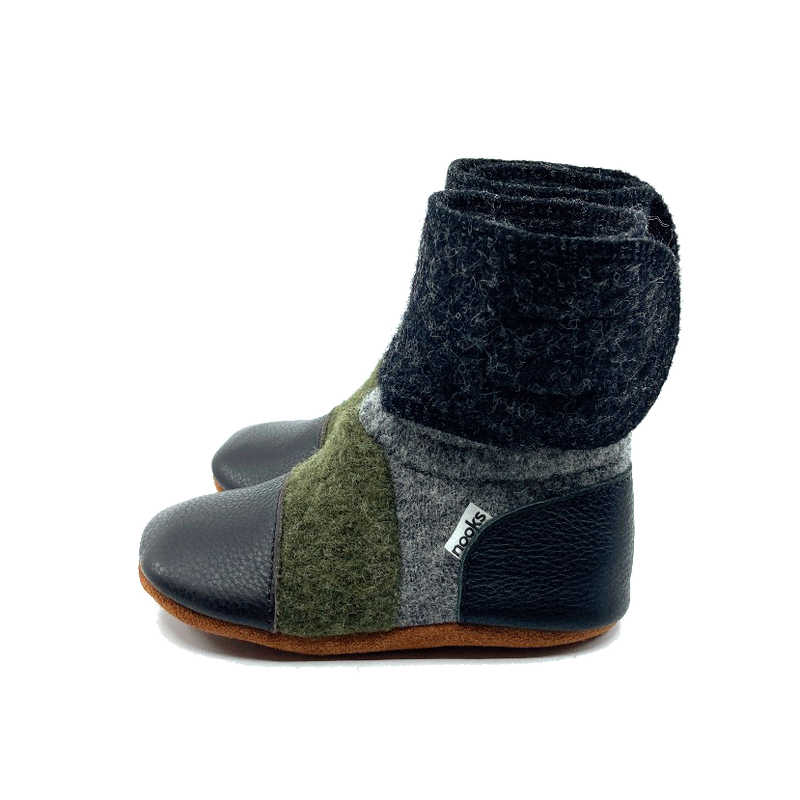 Nooks - Kelp Felted Wool Booties