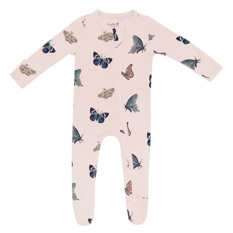 Kyte Baby -  "Blush Butterfly" Pajamas