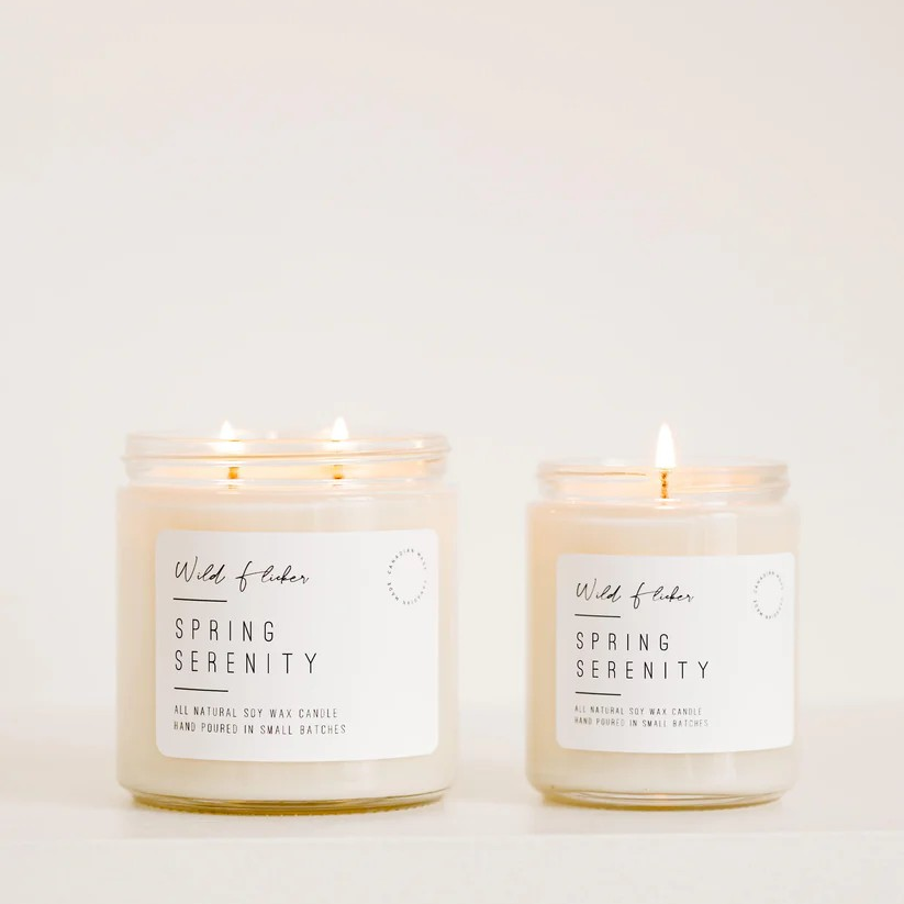 Wild Flicker - Spring Serenity Soy Wax Candle