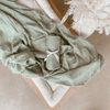 Blossom and Pear -  Bamboo Cotton Swaddle Sage