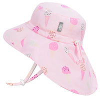 Jan & Jul Aqua Water Repellent Xplorer Hat - Pink Ice Cream