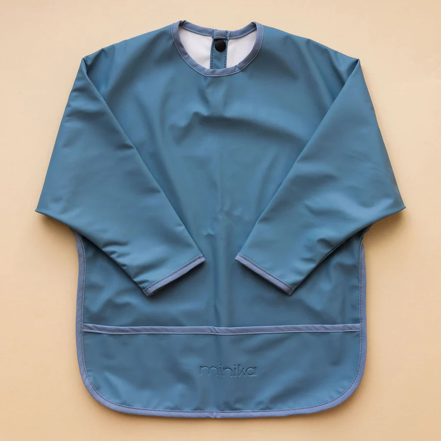 Long sleeve bib - Indigo