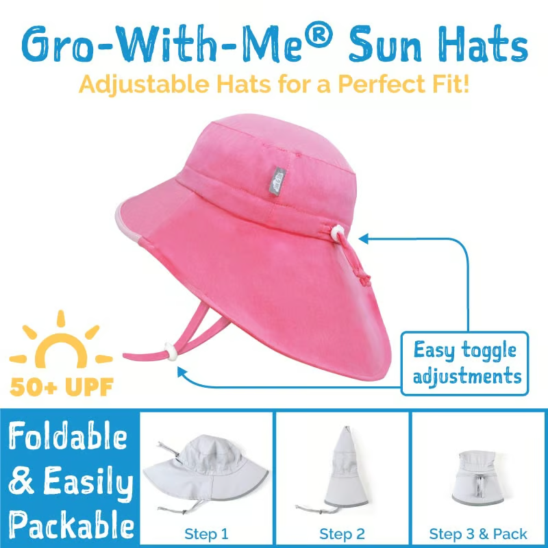 Jan & Jul Aqua Dry Adventure Hat- Pretty Pink
