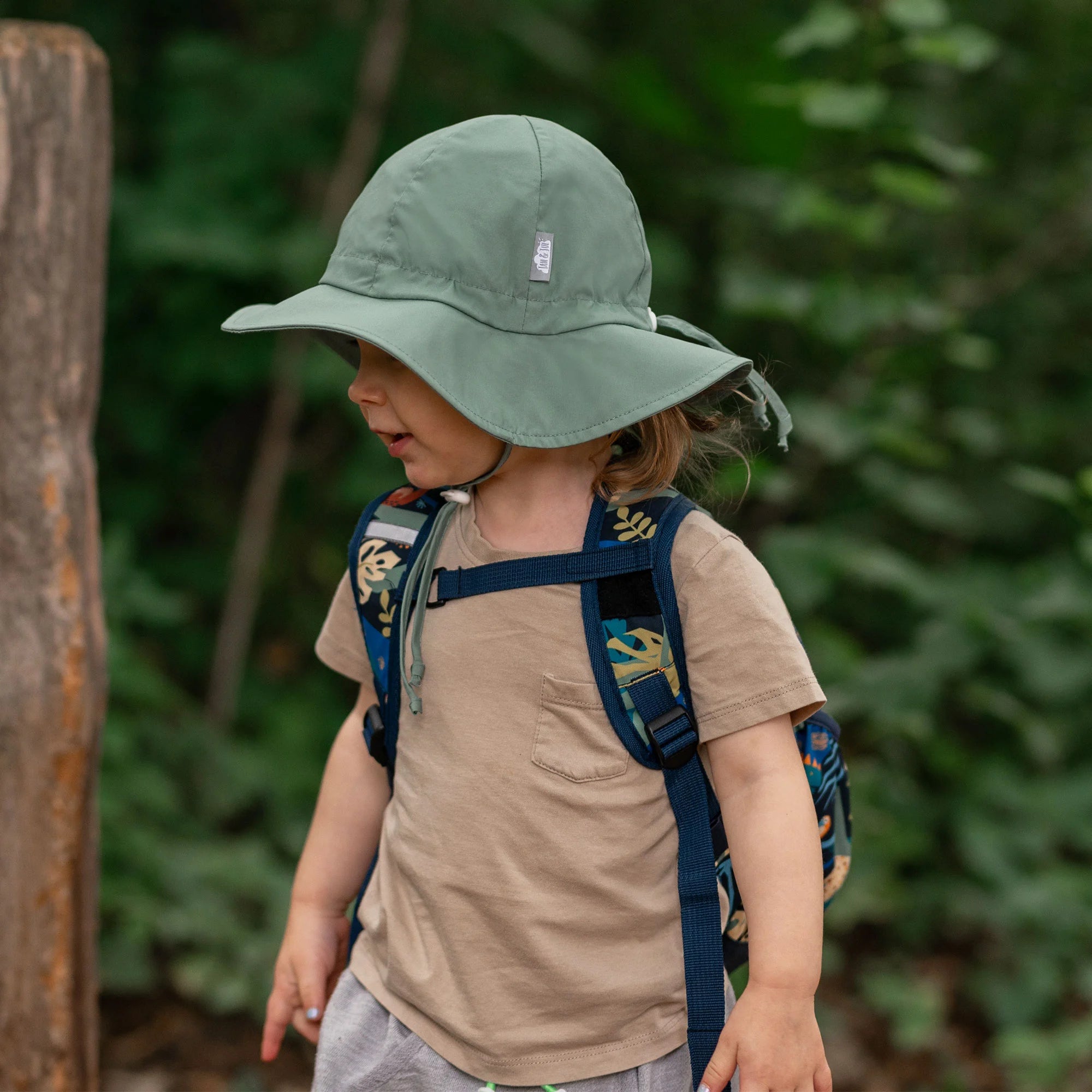 Jan & Jul Cotton Floppy Hat- Juniper Green