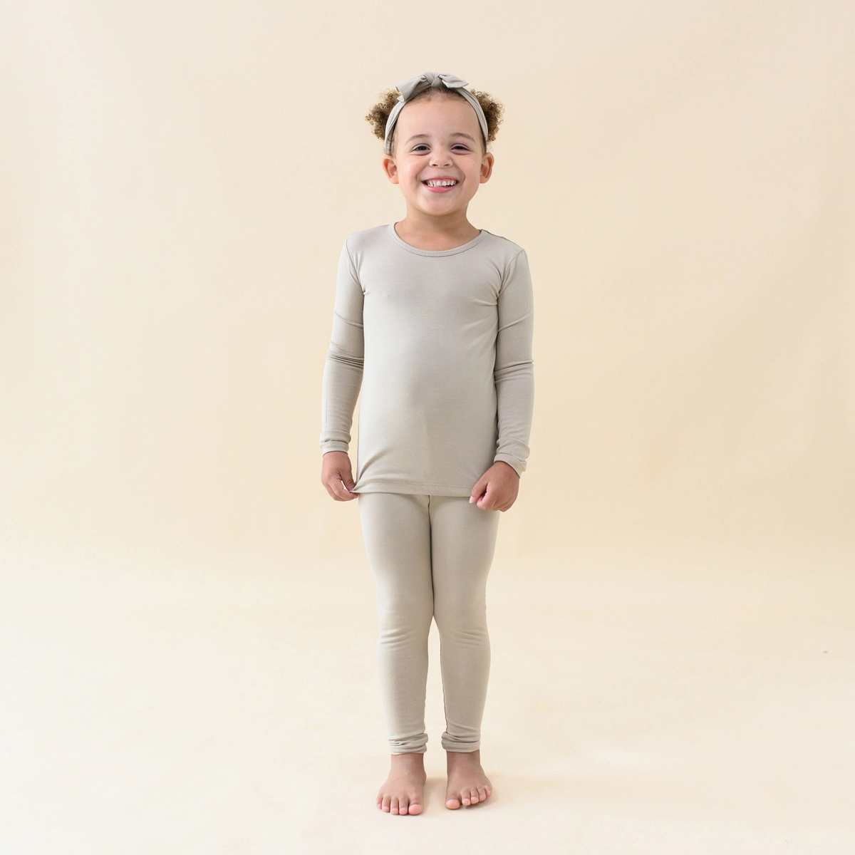 Kyte Baby - 2 Pc Long Sleeve PJs - Almond