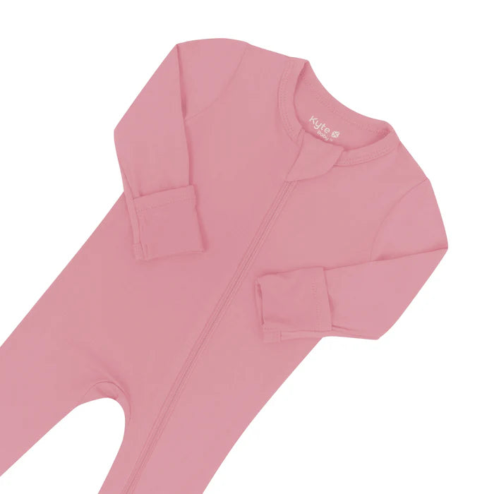 Kyte Baby - Zippered Footie in Apple Blossom