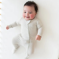 Kyte Baby - Zippered Footie in Oat