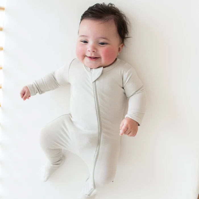 Kyte Baby - Zippered Footie in Oat