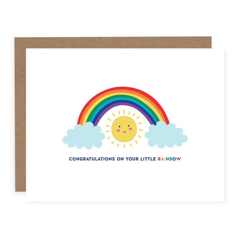 Pretty By Her - Little Rainbow Card