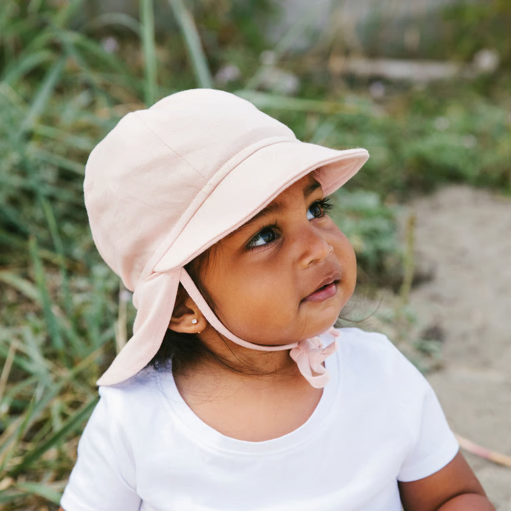 Jan & Jul Sun Soft Baby Cap- Light Pink