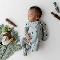 Kyte Baby - Zippered Footie - Mallard Duck -