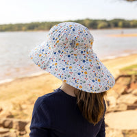 Jan & Jul Aqua Cotton Adventure Hat- Meadow Flowers