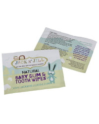 Jack N' Jill Natural Baby Gum & Tooth Wipes - 25 Pack