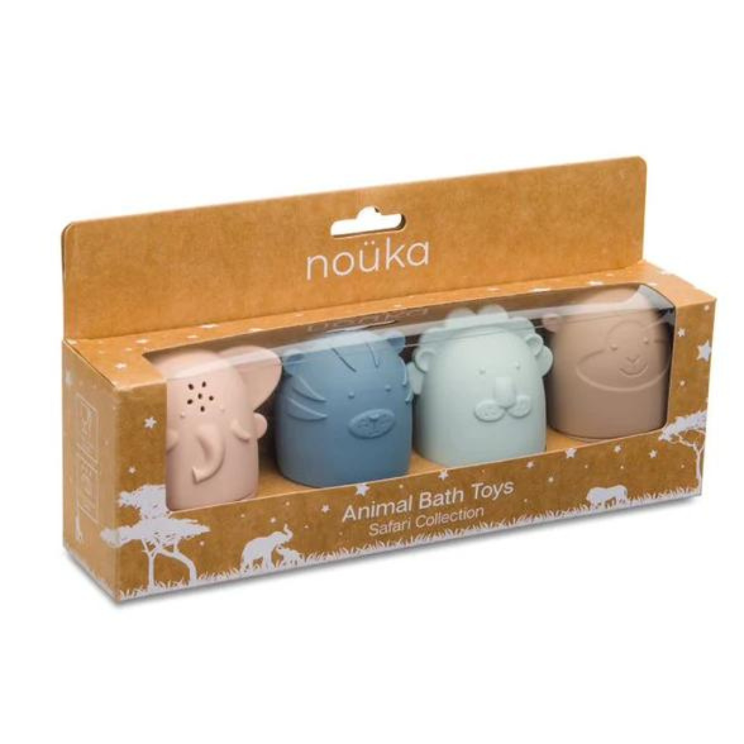 noüka Safari Bath Toys - Soft Safari