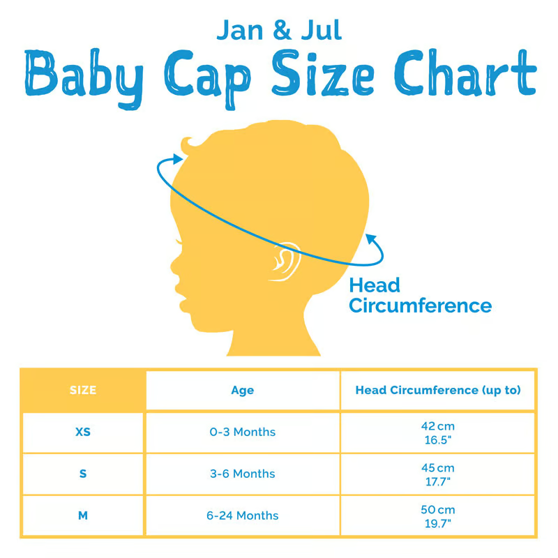 Jan & Jul Sun Soft Baby Cap- Baby Blue