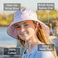 Jan & Jul Aqua Cotton Adventure Hat- Pink Blossom
