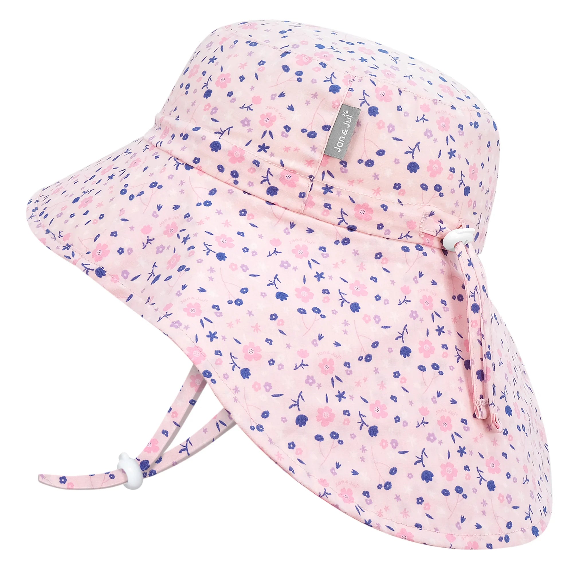 Jan & Jul Aqua Cotton Adventure Hat- Pink Blossom