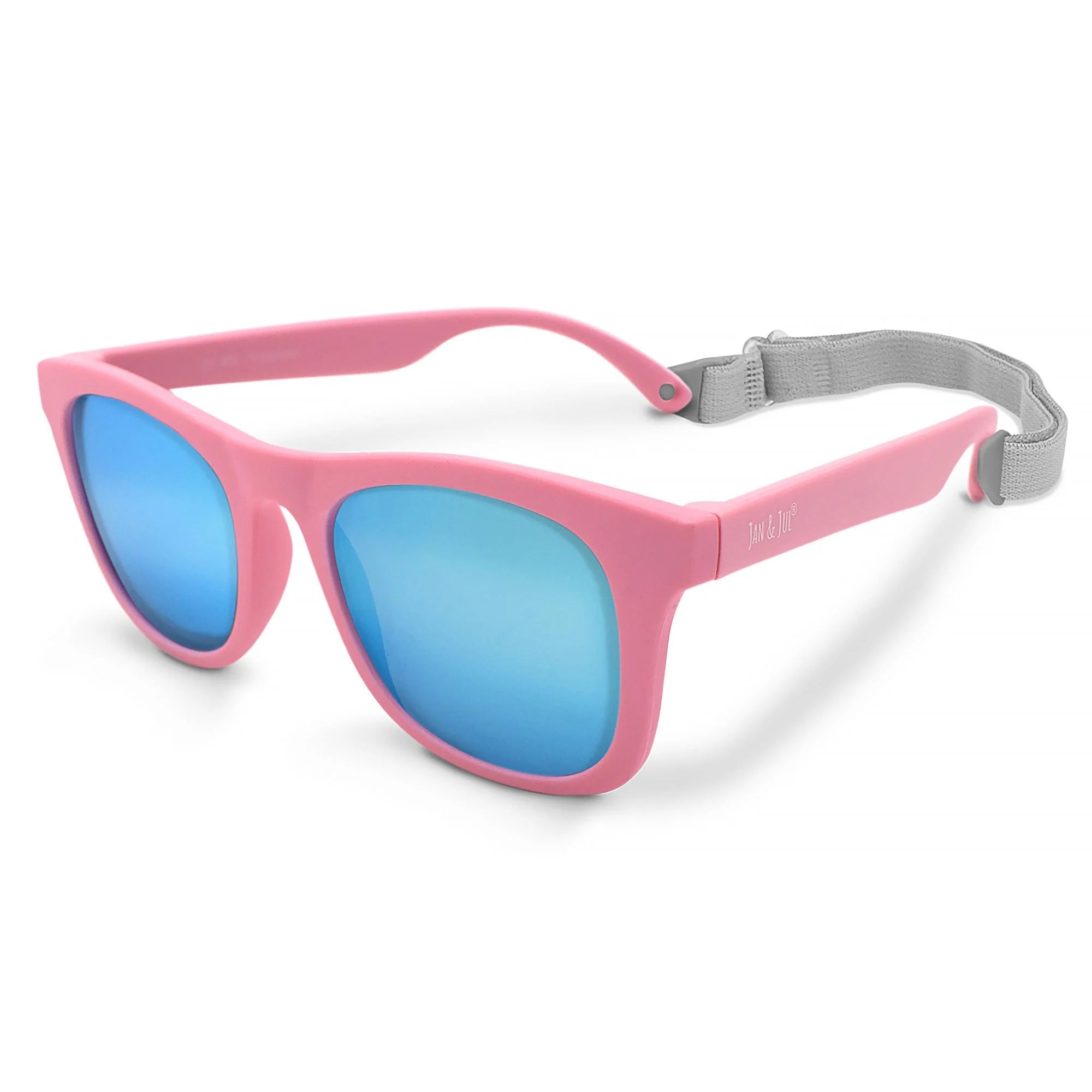 Jan & Jul Sunglasses- Peachy Pink with Aurora Lens