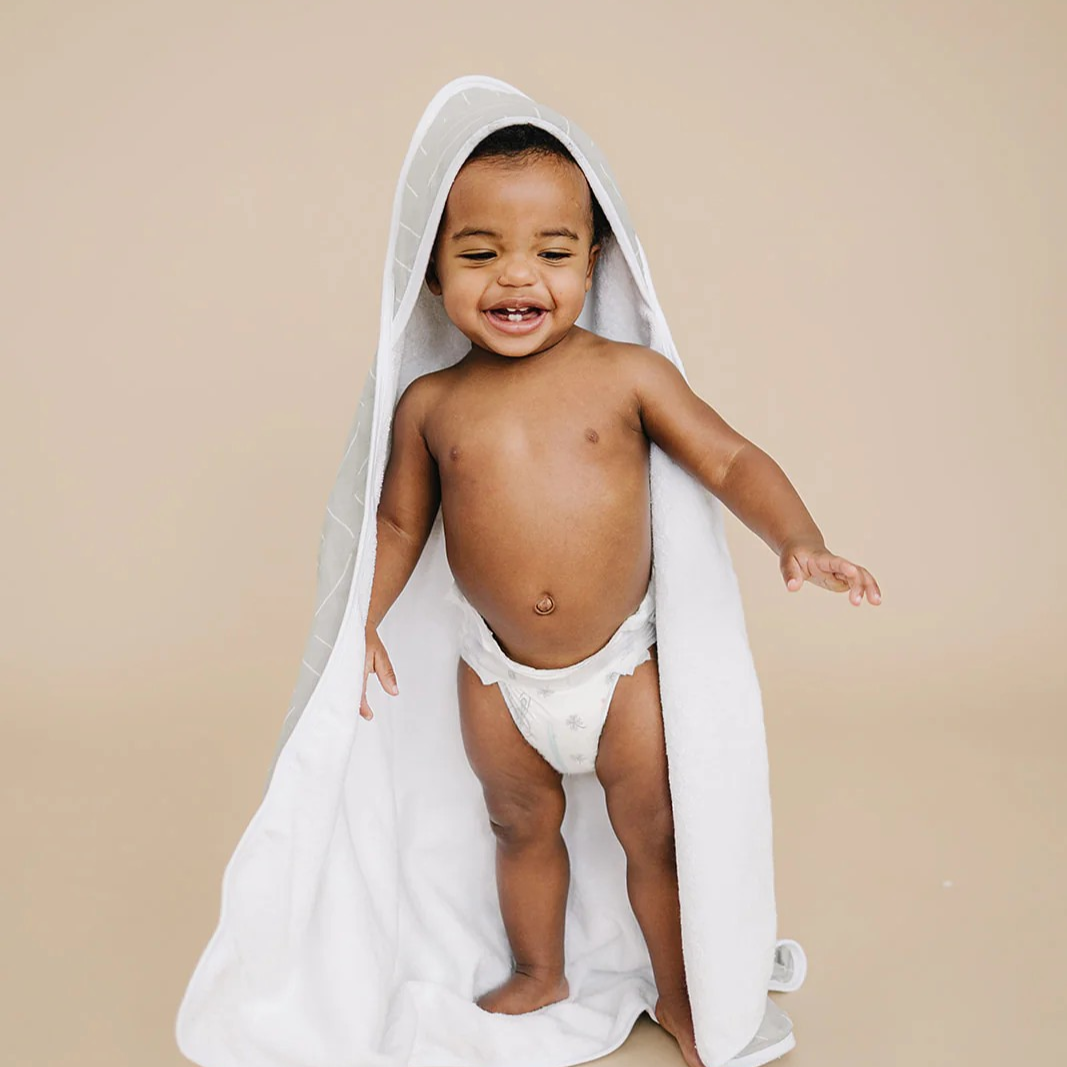 Mebie Baby Muslin Hooded Towel