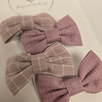 BTB - Fabric Bow Clips