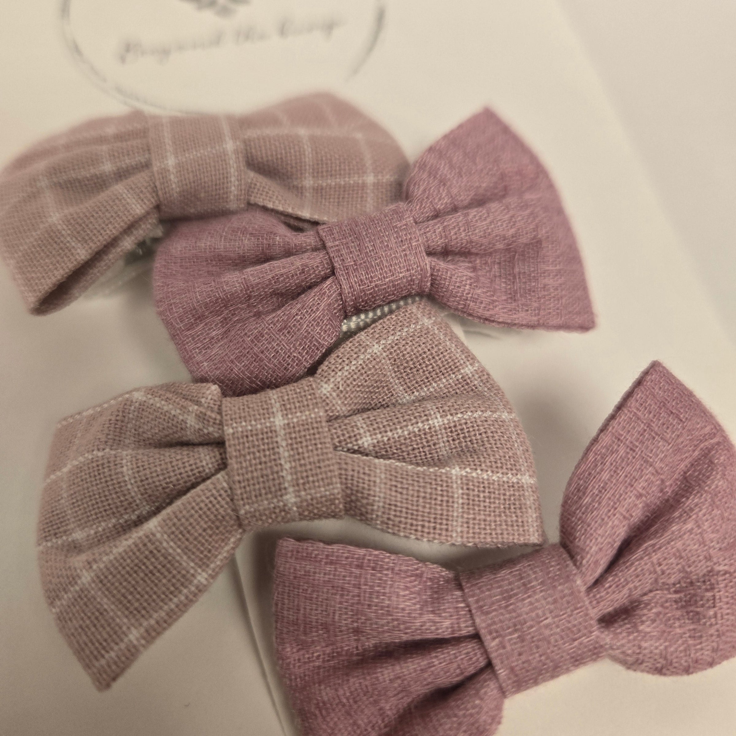 BTB - Fabric Bow Clips