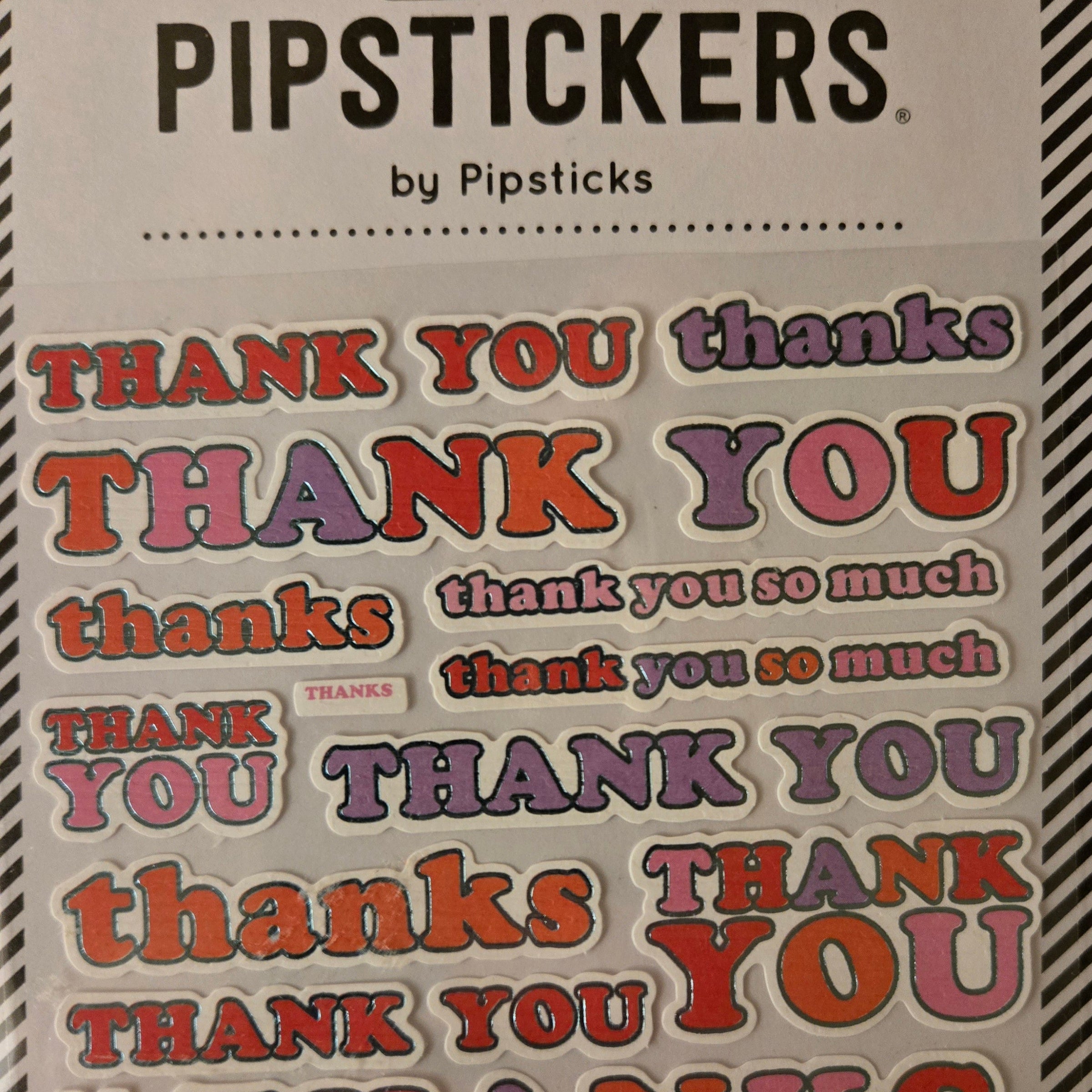Pipstickers - Many Thanks