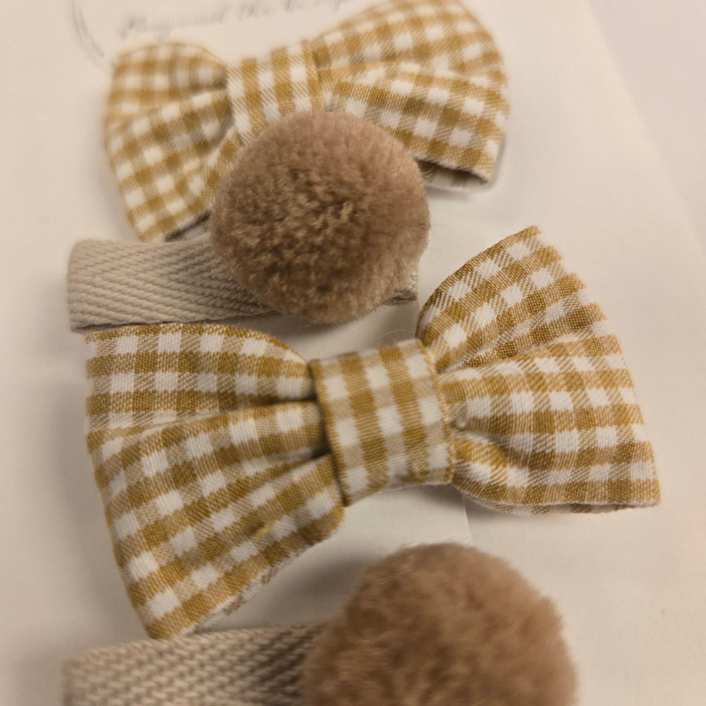 BTB - Fabric Bow Clips