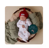 Snuggle Hunny- Candy Cane Organic Sleeper