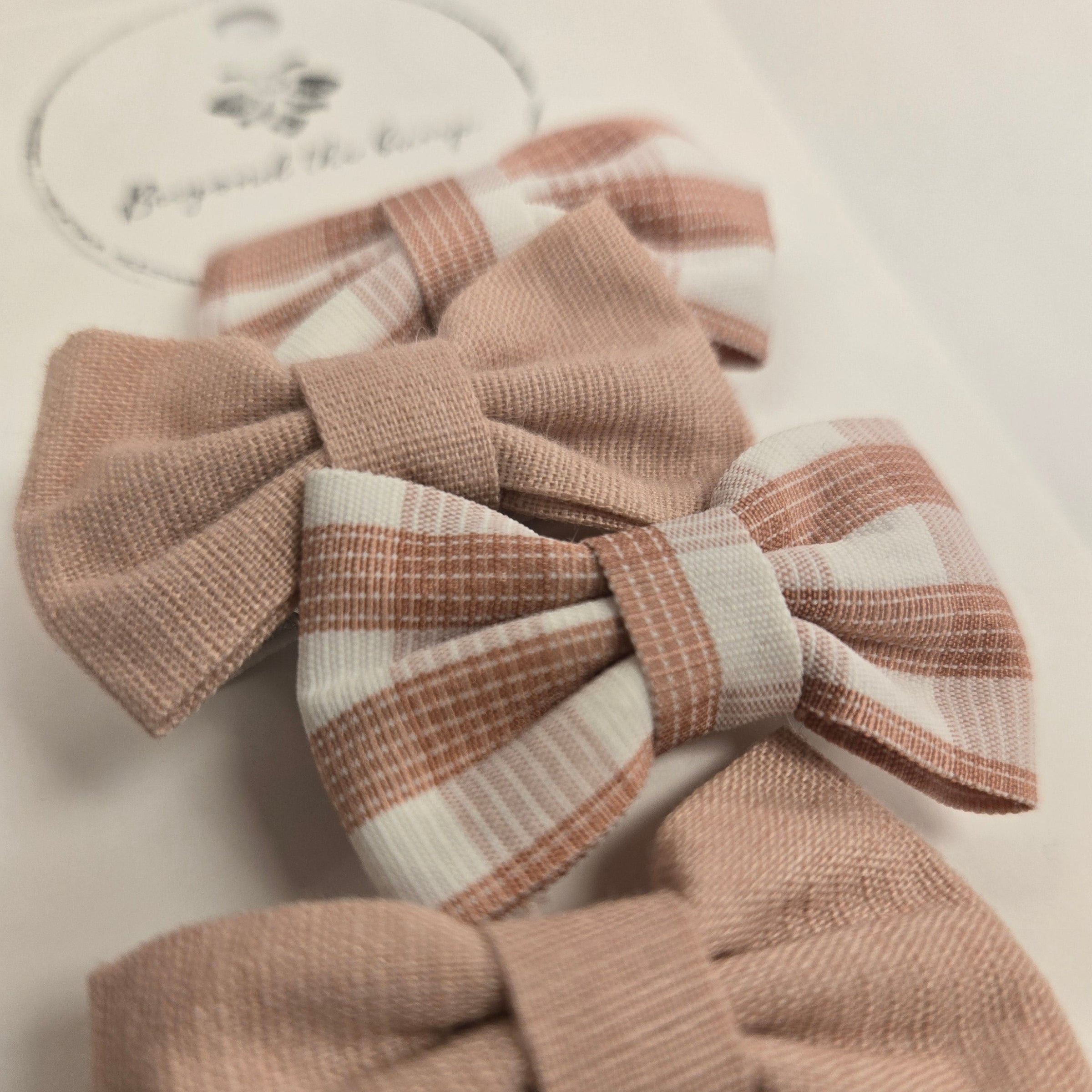 BTB - Fabric Bow Clips