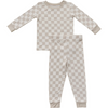 Mebie Baby - Bamboo 2 Piece  Checkered pajamas