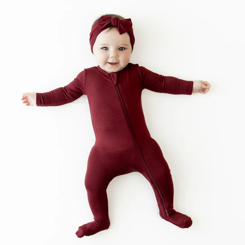 Kyte Baby -  Zippered Footie Winter Colours