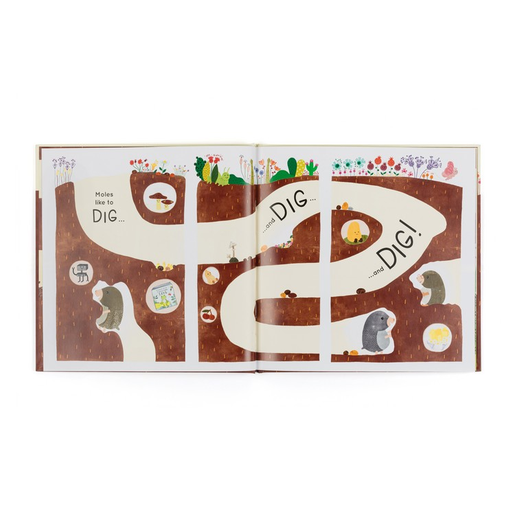 Jellycat- Muswell Mole and the Buried Treasure Book