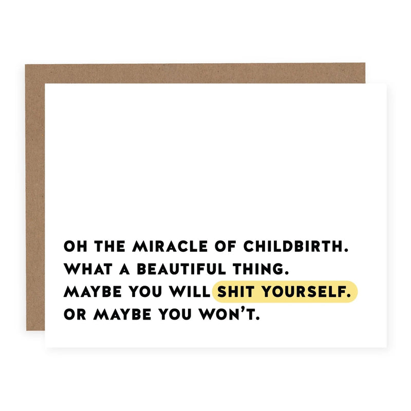 Pretty By Her - The Miracle Of Childbirth Card