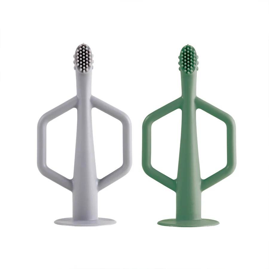 Tiny Twinkle- Silicone Training Toothbrush (2 pack)