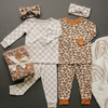 Mebie Baby - Bamboo 2 Piece  Checkered pajamas