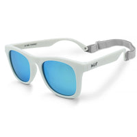 Jan & Jul Sunglasses- White with Aurora Lens