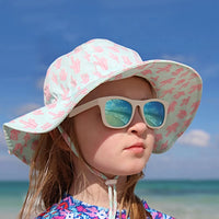 Jan & Jul Sunglasses- White with Aurora Lens