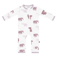 Kyte Baby - Zippered Romper Elephant