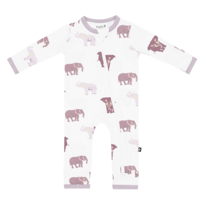 Kyte Baby - Zippered Romper Elephant