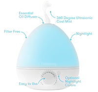 Breathe Frida 3-IN-1 Humidifier, Diffuser + Nightlight
