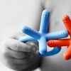 como tomo silicone baby teether blue and orange lifestyile photo brandon manitoba